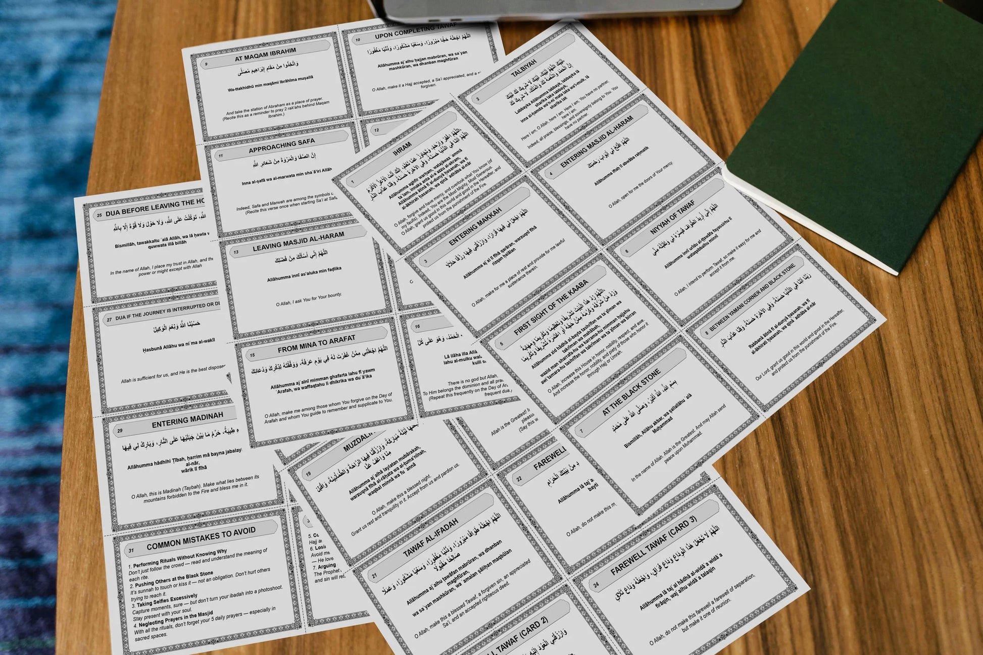 Hajj Dua Cards Printable PDF - Barakah Gift House