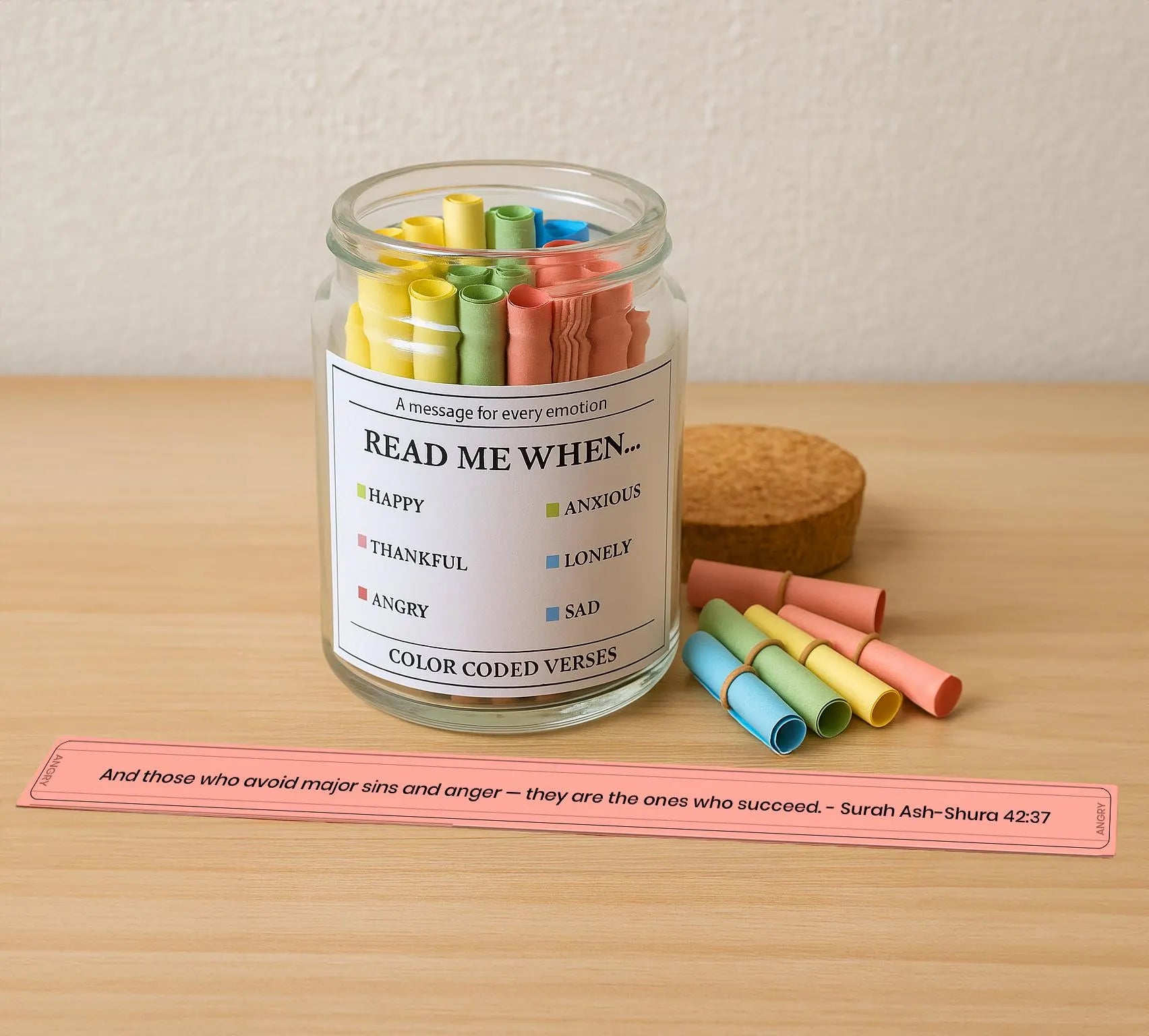 Printable 99 Quran Verses & 99 Hadith Jar Bundle DYI Ready to print [Digital] - Barakah Gift House