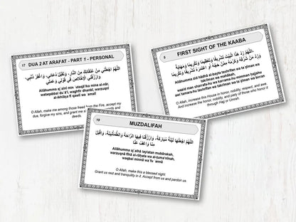 Hajj Dua Cards Printable PDF - Barakah Gift House