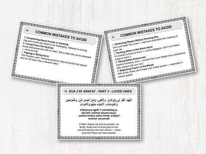 Hajj Dua Cards Printable PDF - Barakah Gift House