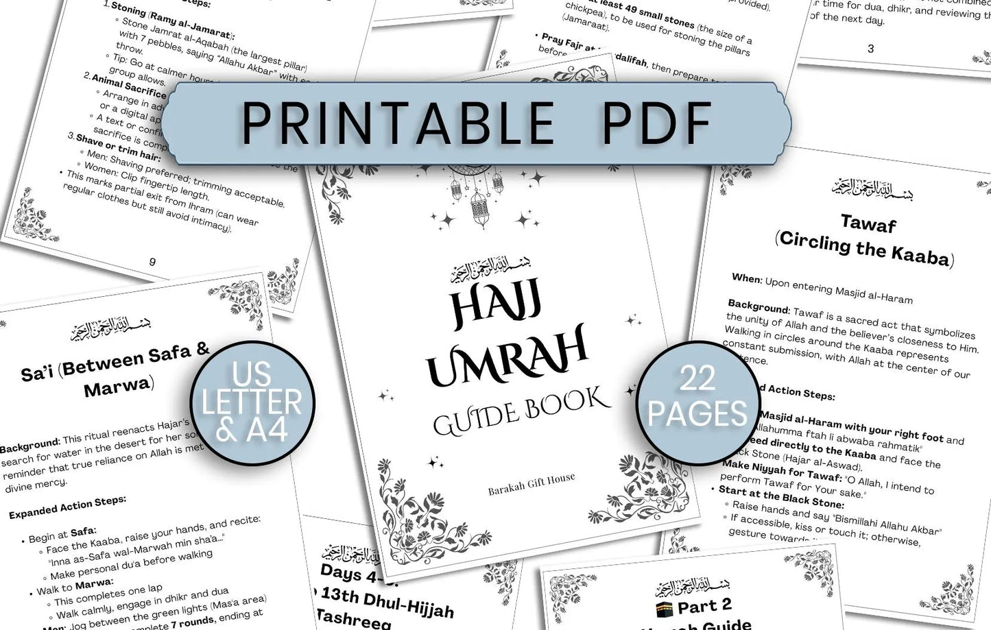 Hajj Umrah Guide Booklet - Barakah Gift House