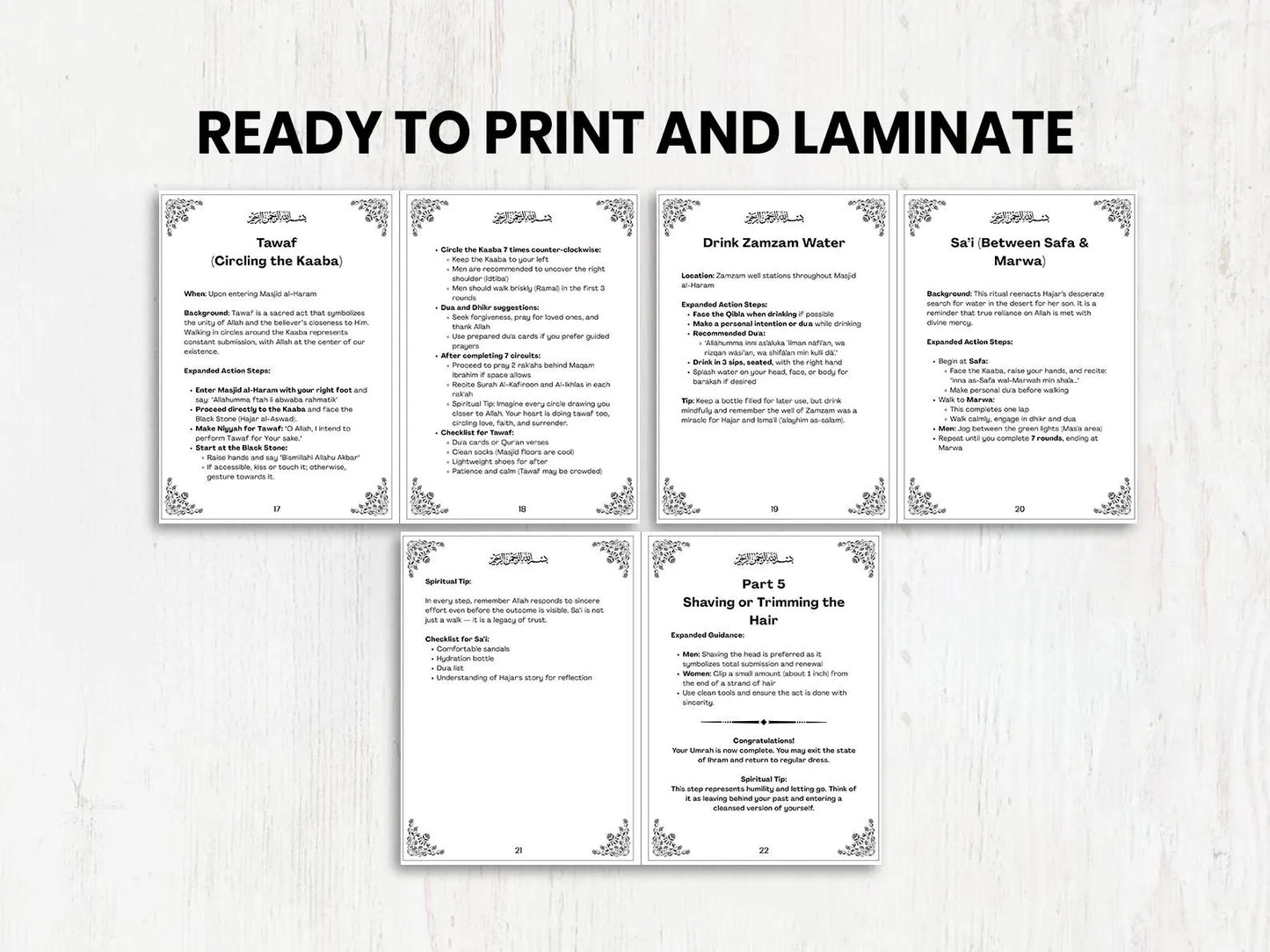 Hajj Umrah Guide Booklet - Barakah Gift House