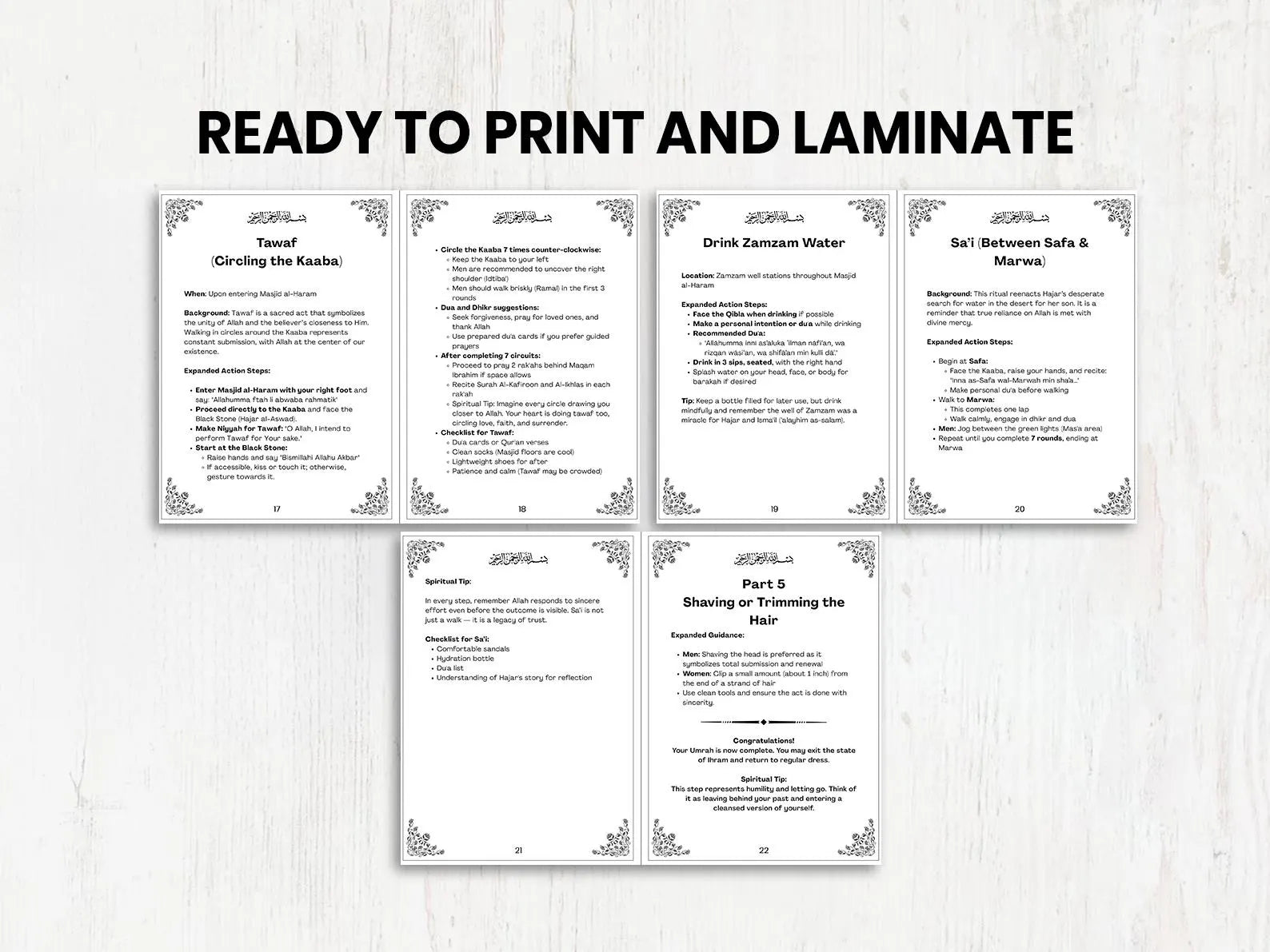 Hajj Umrah Guide Booklet - Barakah Gift House