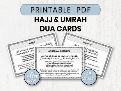 Hajj Dua Cards Printable PDF - Barakah Gift House