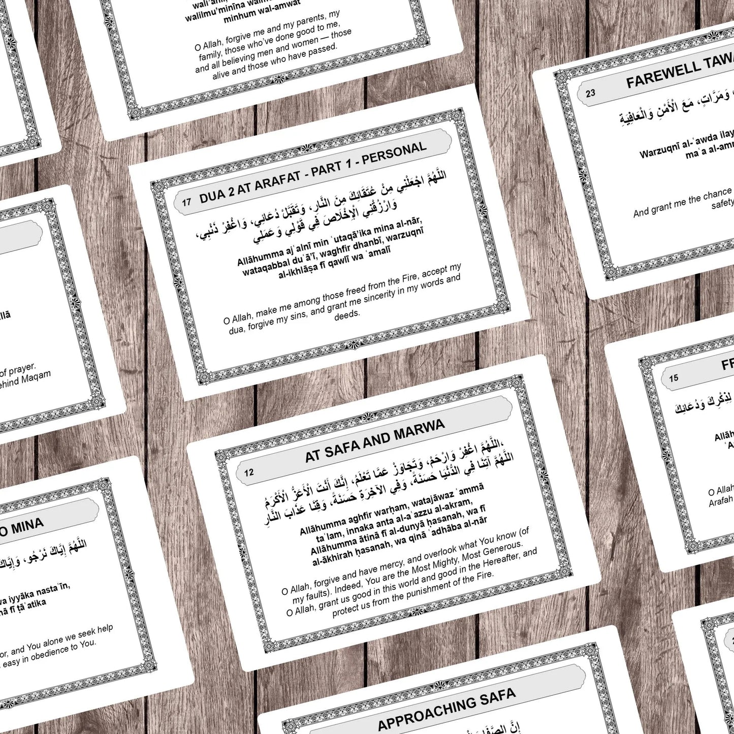 Hajj Dua Cards Printable PDF - Barakah Gift House