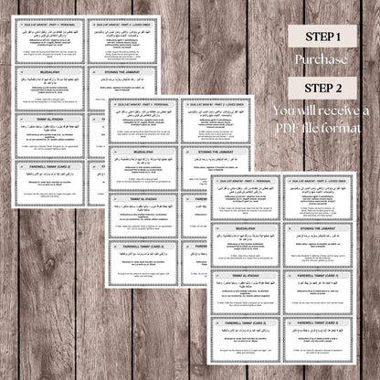 Hajj Dua Cards Printable PDF - Barakah Gift House